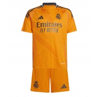 Maglie da calcio Real Madrid Aurelien Tchouameni #14 Seconda Maglia Bambino 2024-25 Manica Corta (+ Pantaloni corti)